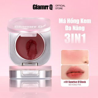 [MỚI] Má Hồng Kem Đa Năng 3-in-1 Trang Điểm Má Mắt Môi Mịn Lì Dễ Tán Bền Màu Glamrr Q Mellow Touch  Lip Cheek Pot (1.8g)