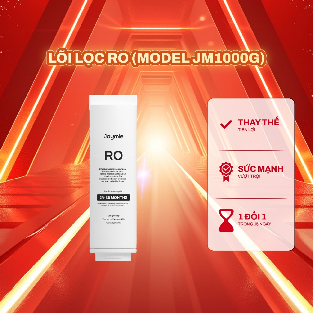 Lõi lọc RO tương thích với Máy lọc nước Joymie JM1000G