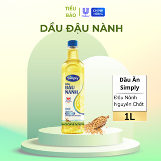  Dầu Ăn Simply Đậu Nành - Chai 1L Tieubao098hoa 