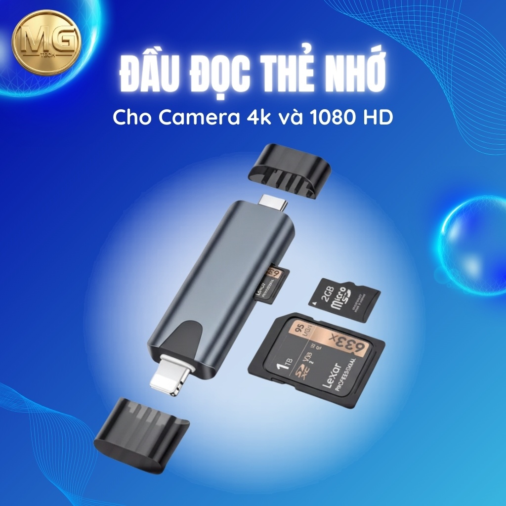 Đầu đọc thẻ nhớ cho Camera 4k và 1080 HD