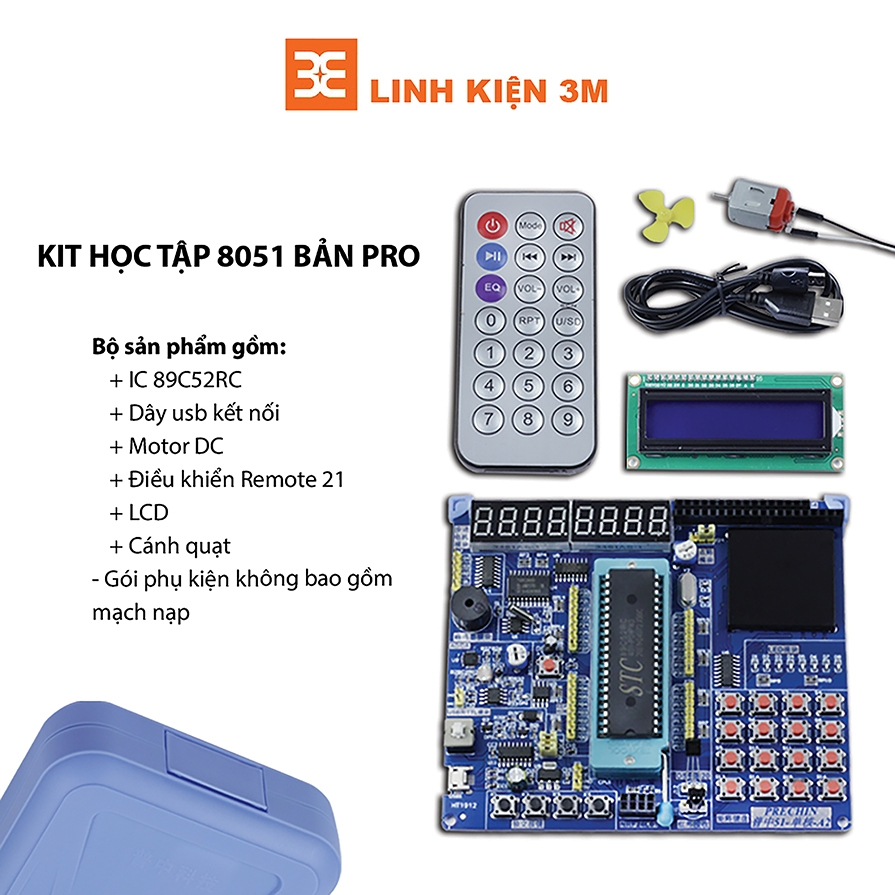 Kit học tập 8051 bản Pro ( BH 01 Tháng)