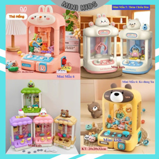  Máy Gắp Thú mini máy gắp Gấu Mini Cao Cấp cho bé mẫu mới 2026 có nhạc vui nhộn quà tặng cho bé trai bé gái 