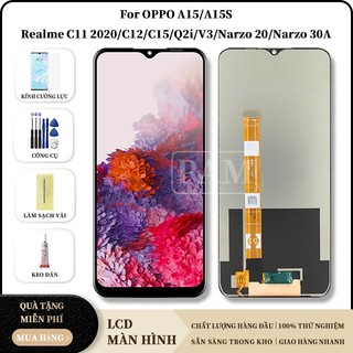 Dành Cho Oppo A15 A15s A16K Realme C11 2020 C12 C15 Q2i V3 Narzo 20 30A Màn hình hiển thị LCD để thay thế
