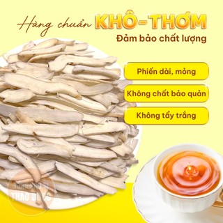 Bạch thược thái lát 100g, khô, thái phiến mỏng, thơm, không tẩy trắng - Tổng Kho Sỉ Thảo Dược