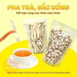 Bạch thược thái lát 100g, khô, thái phiến mỏng, thơm, không tẩy trắng - Tổng Kho Sỉ Thảo Dược