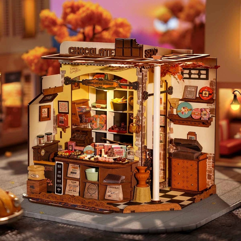 Rolife DIY Miniature House – Henry’s Chocolate DG174 | Mô hình tiệm socola thu nhỏ cao cấp