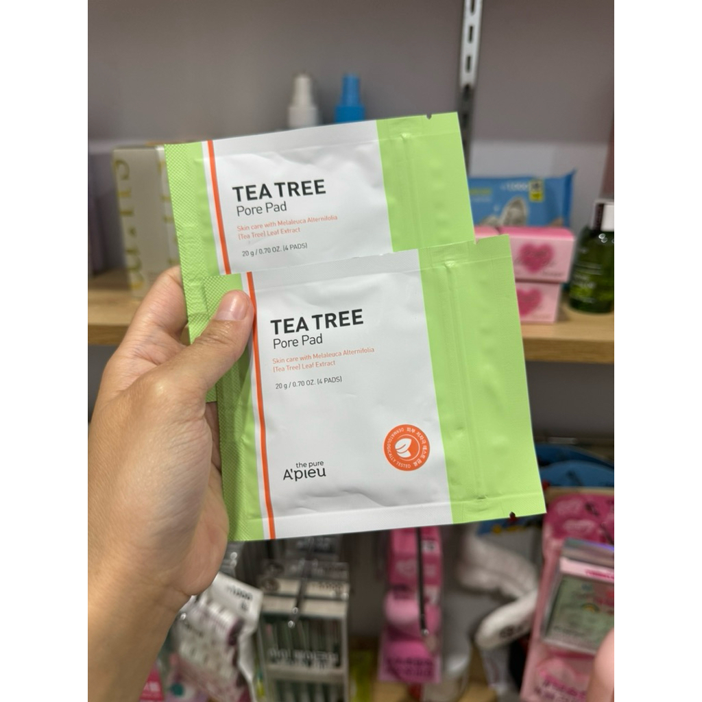 Miếng Toner Tràm Trà Chăm Sóc Lỗ Chân Lông, Làm Dịu Da Tea Tree Toner Pore Pad A’Pieu