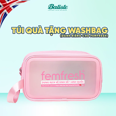 Túi Đựng Mỹ Phẩm Du Lịch Femfresh WashBag - Quà tặng đặc biệt Khi mua Dung dịch vệ sinh Femfresh