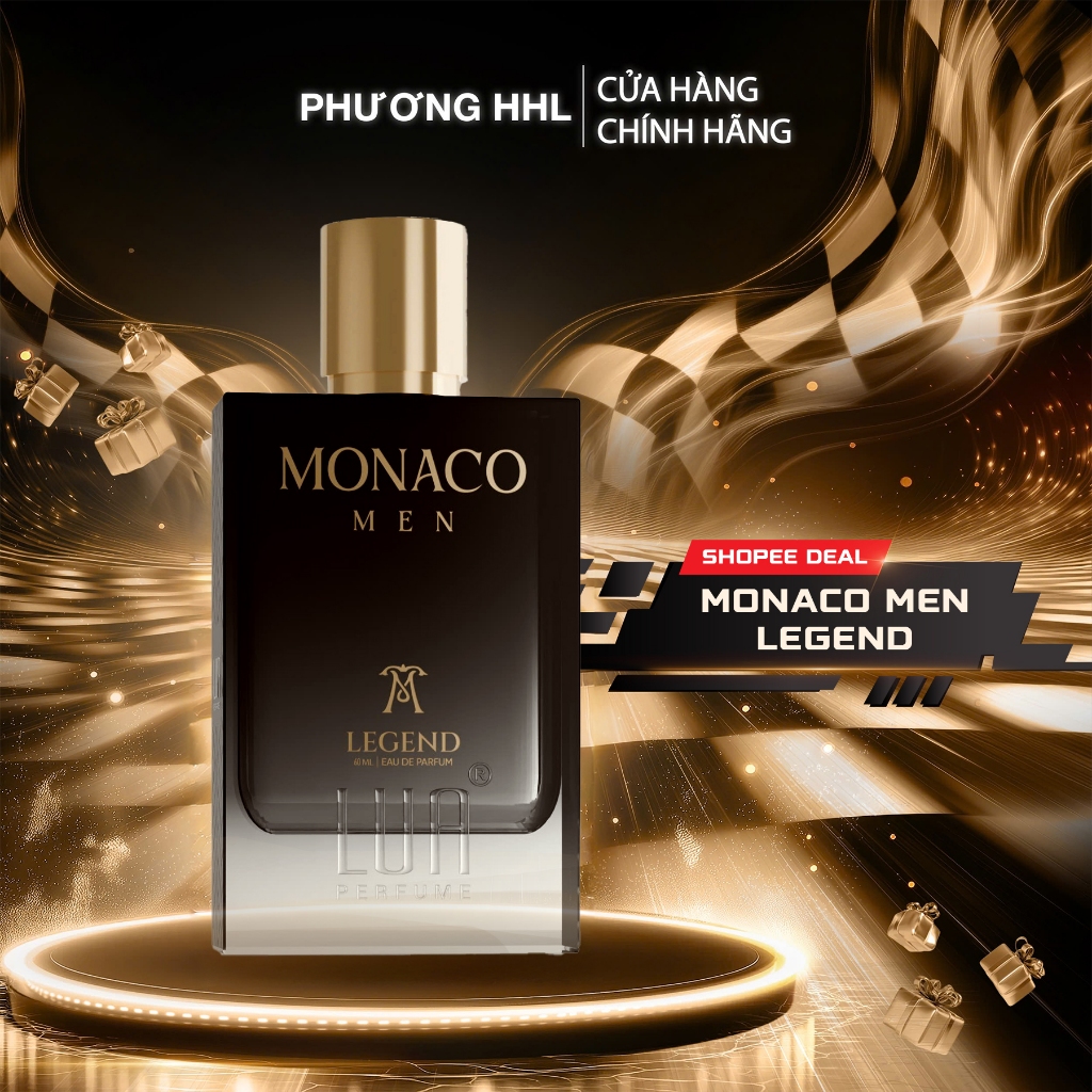 Nước Hoa Nam Chính Hãng Monaco Men Legend 60ml Hương Thơm Sang Trọng, Lịch Lãm, Quý Tộc - LUA Perfum