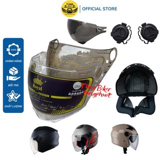  Kính Thay Thế Phụ Kiện Thay Thế Mũ Bảo Hiểm 3 4 Royal XH01 M268 M668 Royce XH01 và EGO E3 