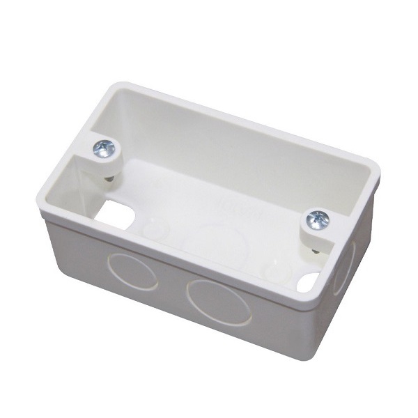 Hộp âm đơn nhựa trắng Nanoco NA101