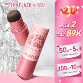  PINKFLASH Bột in lông mày không thấm nước có sắc tố hoàn toàn với 10 bộ giấy nến có thể tái sử 1.4g 