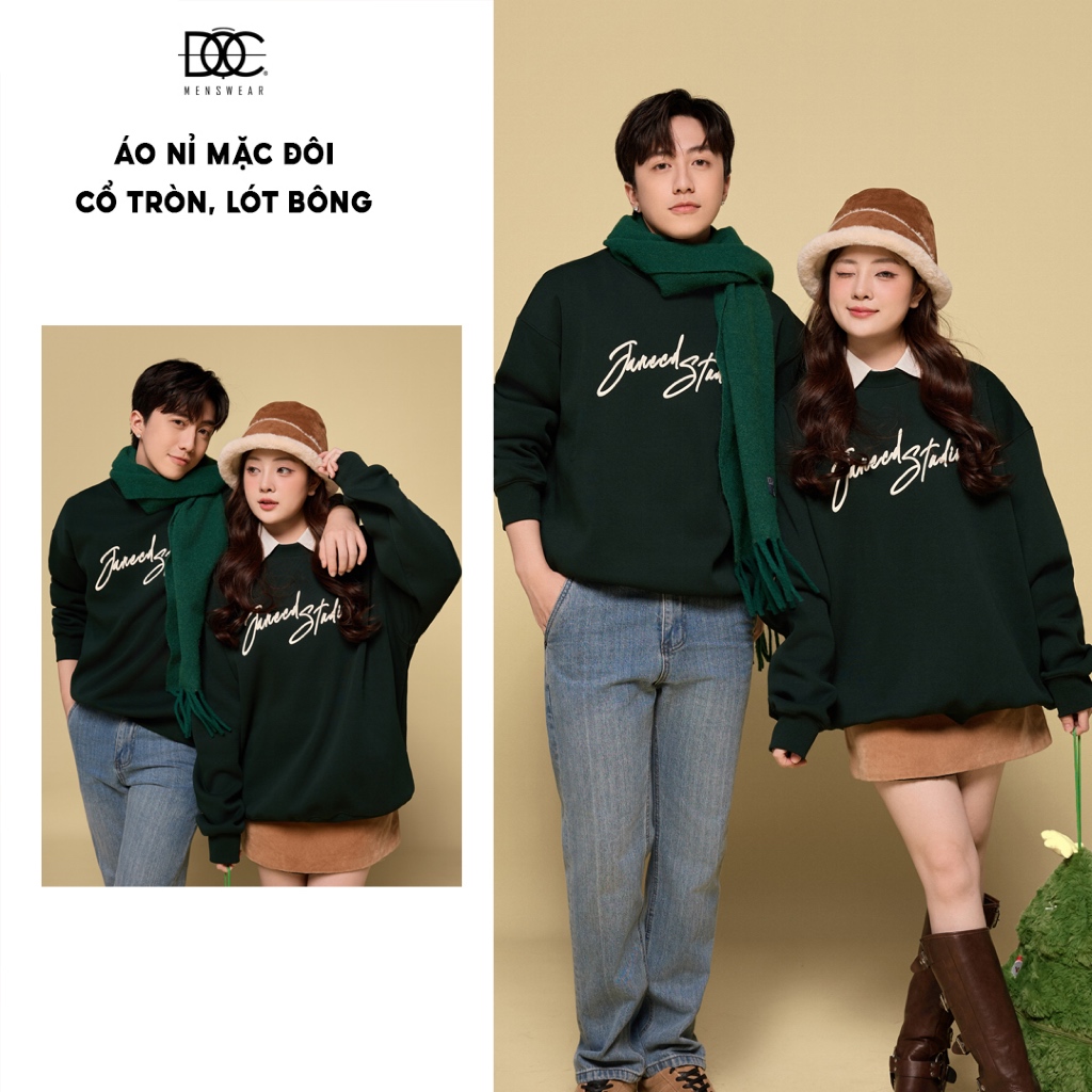 ÁO NỈ ĐÔI ĐỘC MENSWEAR LÓT BÔNG - AT380