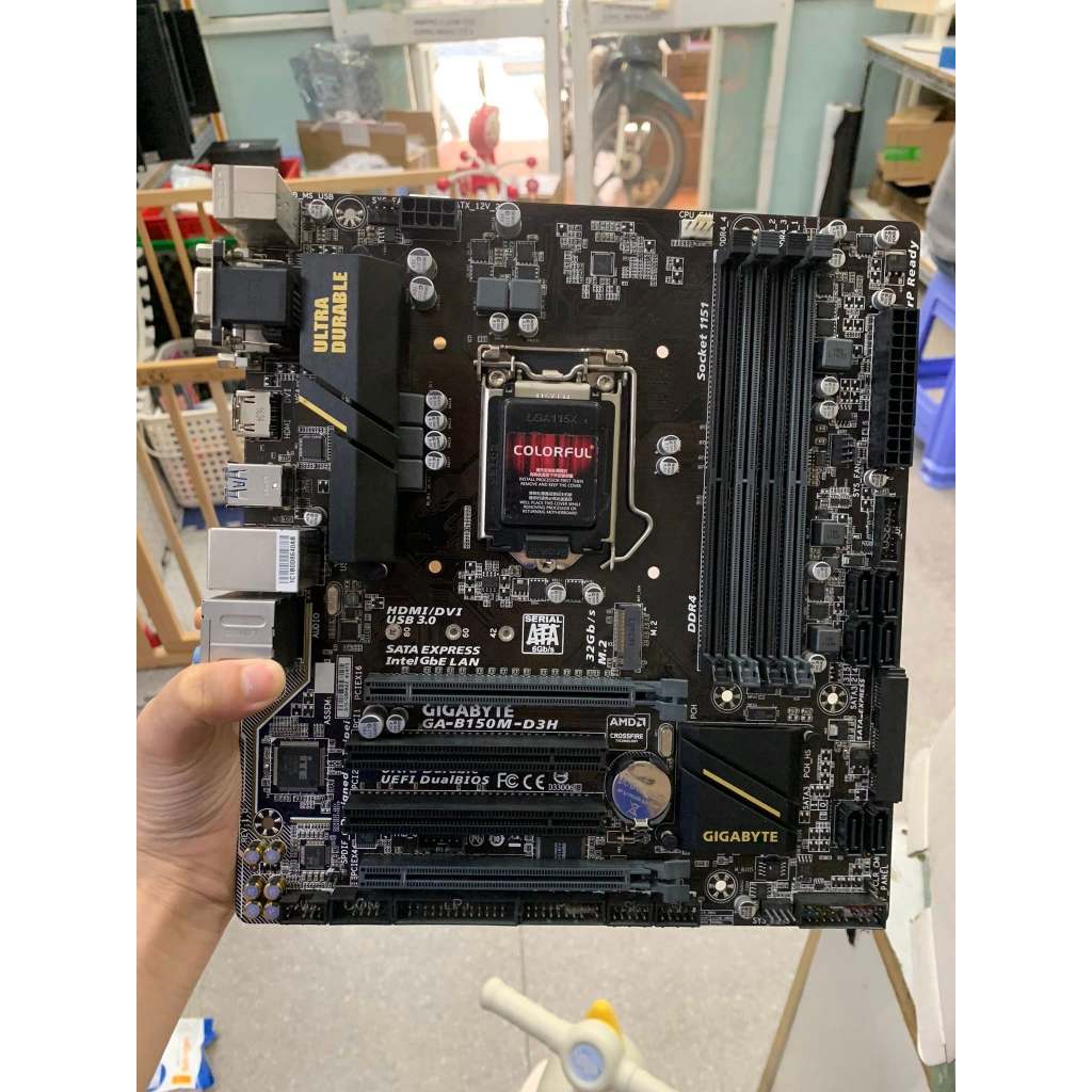 MAIN GIGA B150 D3H 4 KHE RAM SK 1151