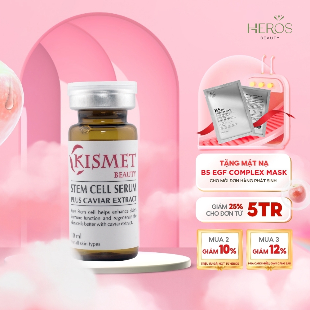 Serum Tế Bào Gốc Kismet Phục Hồi, Tái Tạo Da - Kismet Stem Cell Serum (dung tích 10ml)