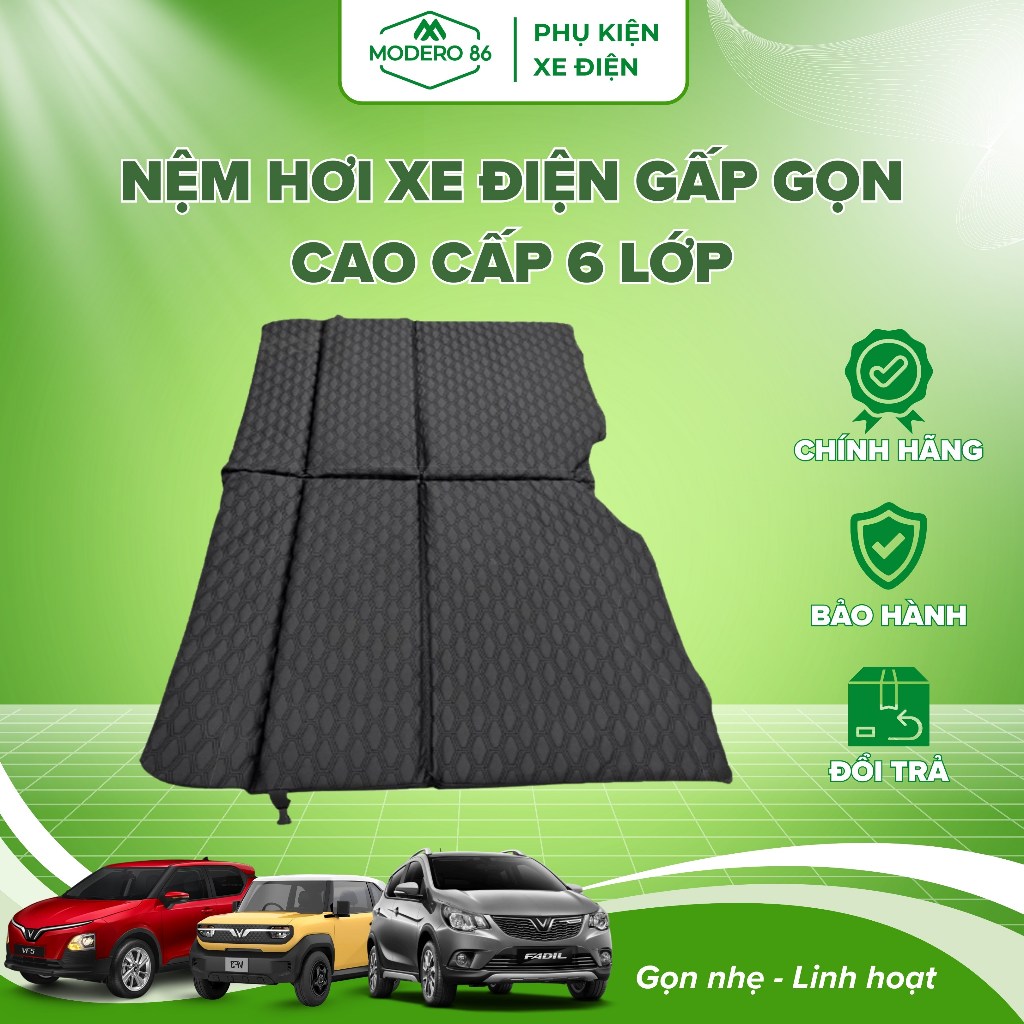 Nệm Giường Xe Điện Gấp Gọn Cao Cấp 6 Lớp