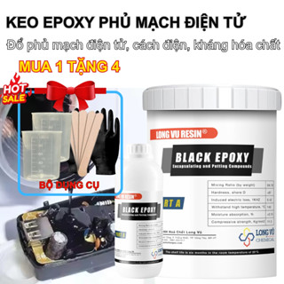 Keo Đổ Mạch Điện Tử 51AB Keo Epoxy Phủ Mạch Cách Điện Kháng Hóa Chất Chống Copy Mạch 