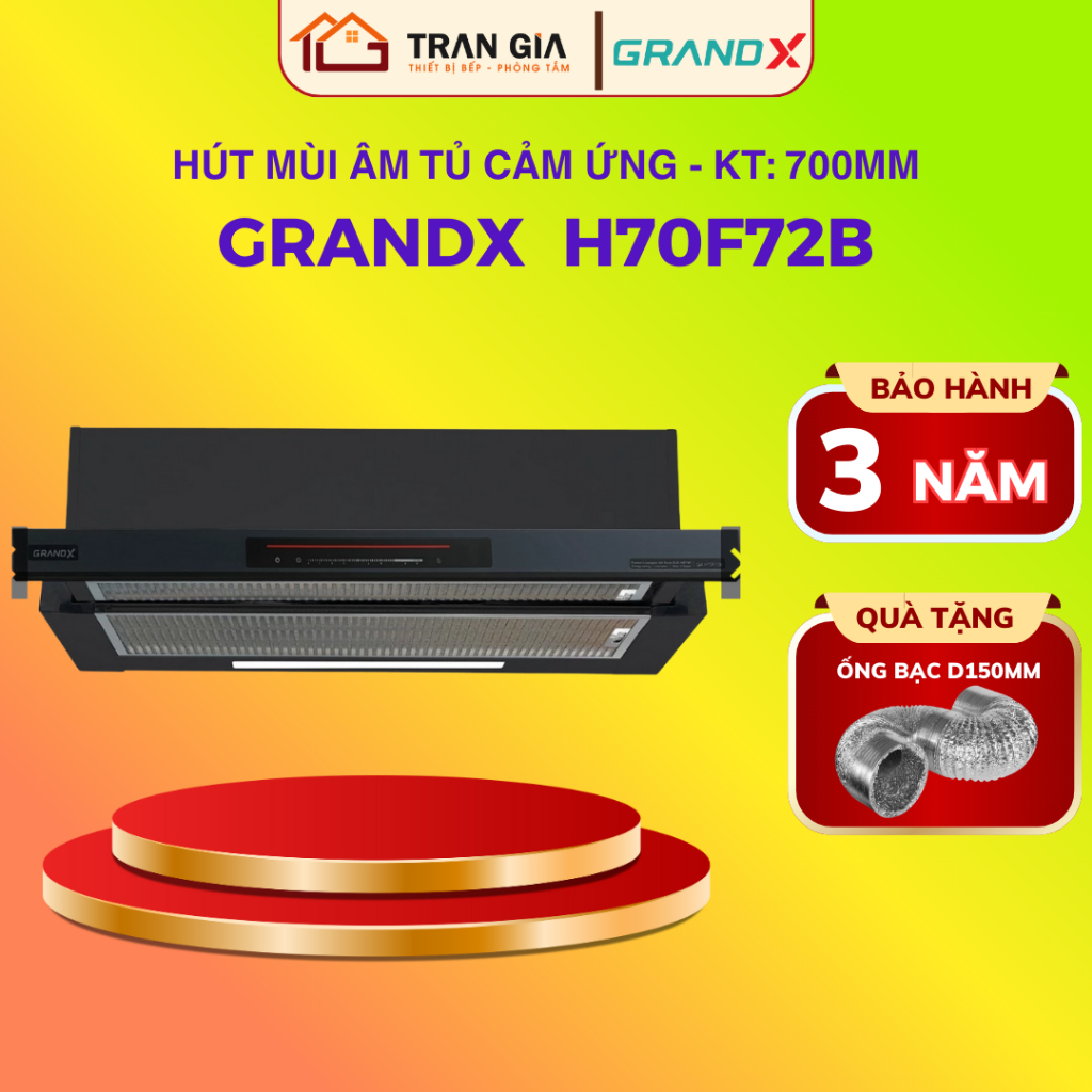 Máy hút mùi GRANDX H70F72B