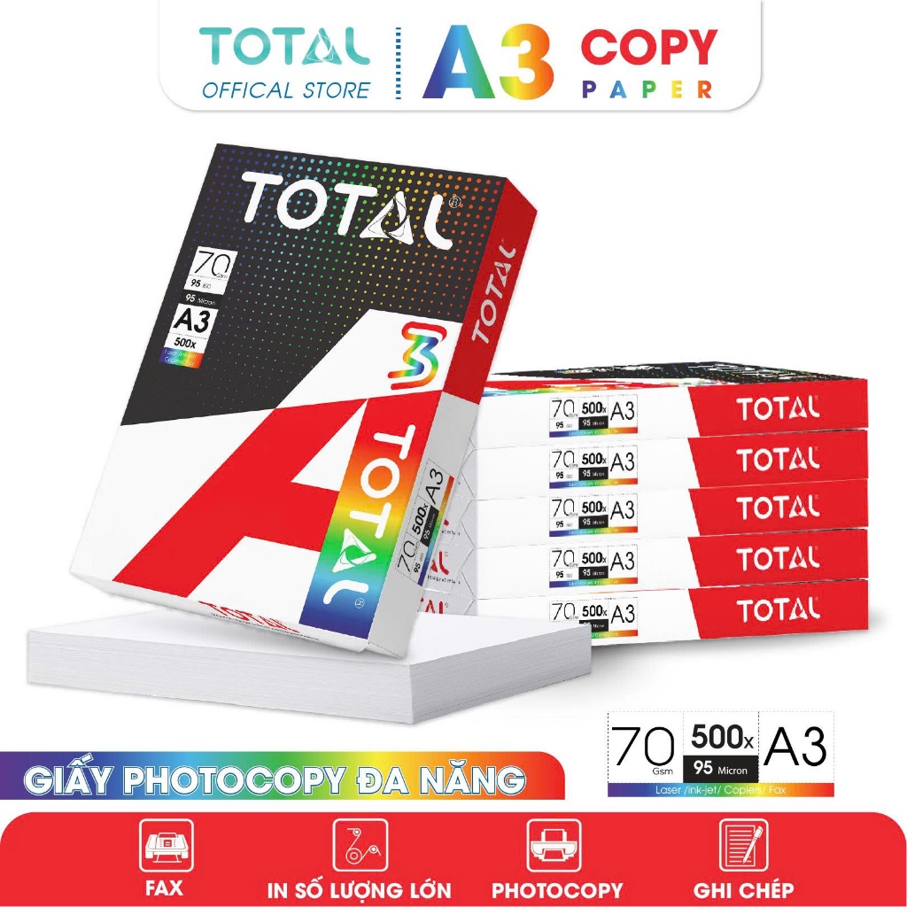 Giấy Total A3 70 gsm x 500 tờ