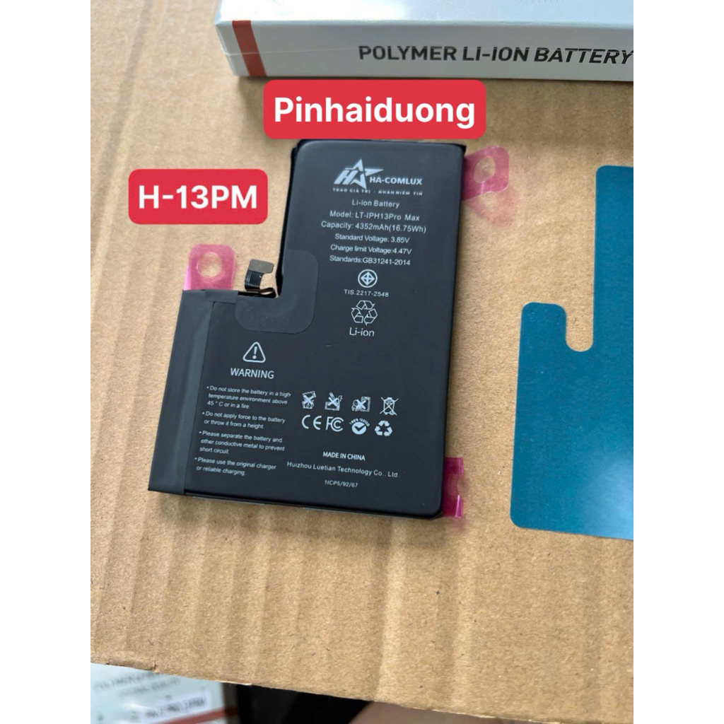 PIN H-13 PM hacom chính hãng