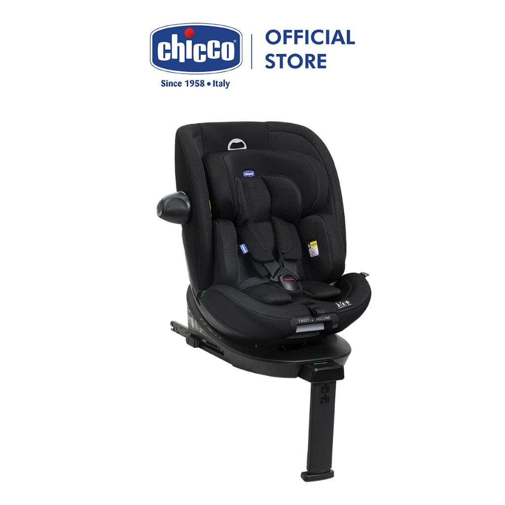 Ghế ô tô Chicco EverOne xoay 360˚ ISOFIX - Màu đen