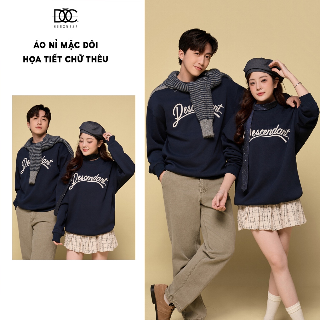 ÁO SWEATER MẶC ĐÔI ĐỘC MENSWEAR - AT378