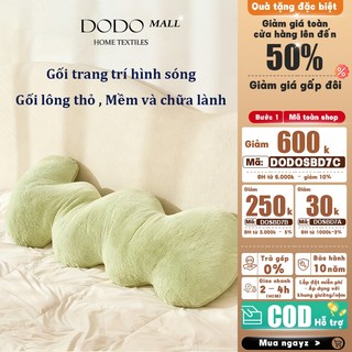 DODO Gối ôm dài Hình sóng Thiết kế công thái học 90CM phòng khách