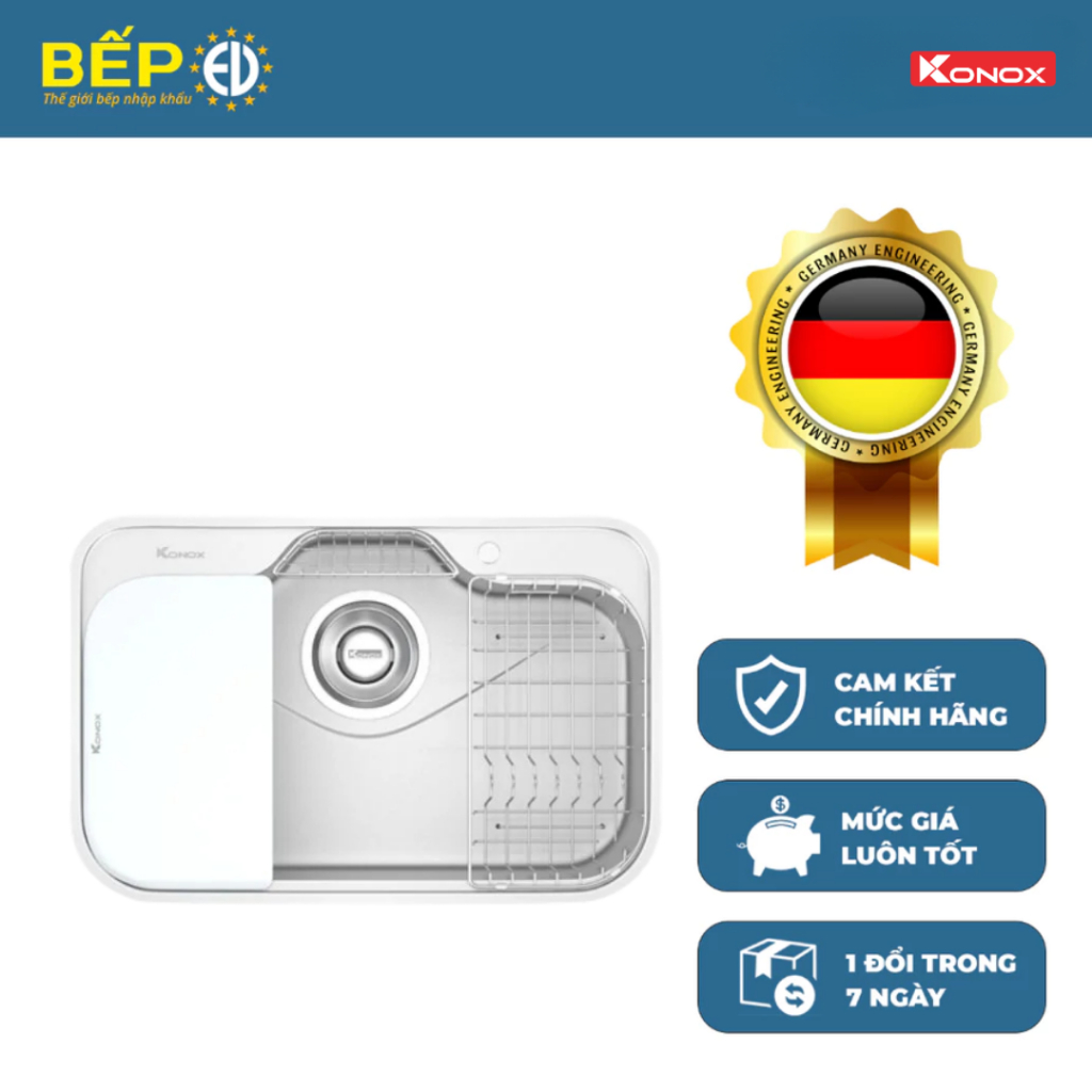 Chậu rửa bát phong cách Nhật bề mặt mịn Tari 7851SM