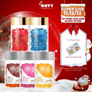  Serum Dưỡng Tóc Ellips Hair Vitamin Moroccan Oil & Hair Vitamin Japanese  50 viên 30 viên  