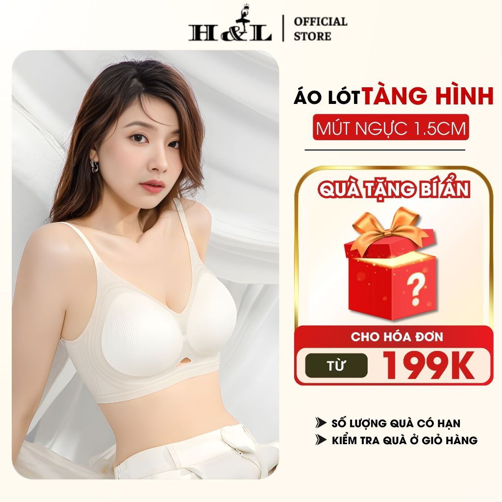 Áo Lót Nữ Su Đúc Mút Dày Siêu Thoáng Khí - Áo Bra Nữ Nâng Độn Vòng 1 Không Gọng HL BOUTIQUE A.1107