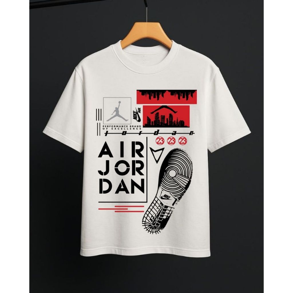 Áo Thun Air J0rdan Graphic, Phong Cách Thể Thao Đỉnh Cao, Thiết Kế Độc Đáo Cho Người Yêu Thích Sneak