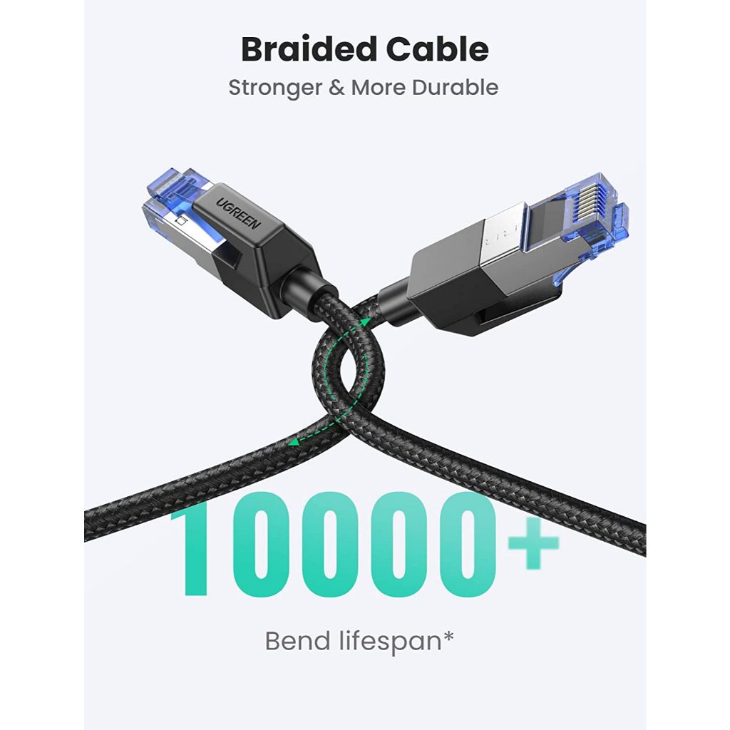 Cáp mạng CAT 8 dài 1M Ugreen 80429 80430 80431 80432 80433 NW153