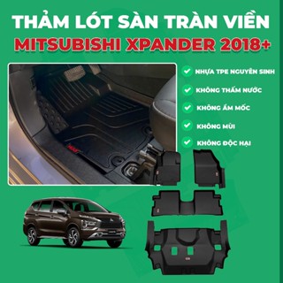  |TẶNG LÓT RỐI| Thảm lót sàn ô tô Mitsubishi Xpander 2018-2023 3D tràn viền bậc cửa 