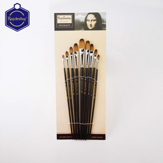  Bộ 9 cây cọ vẽ Oval KEEPSMILING bút vẽ gouache acrylic màu nước  A803  