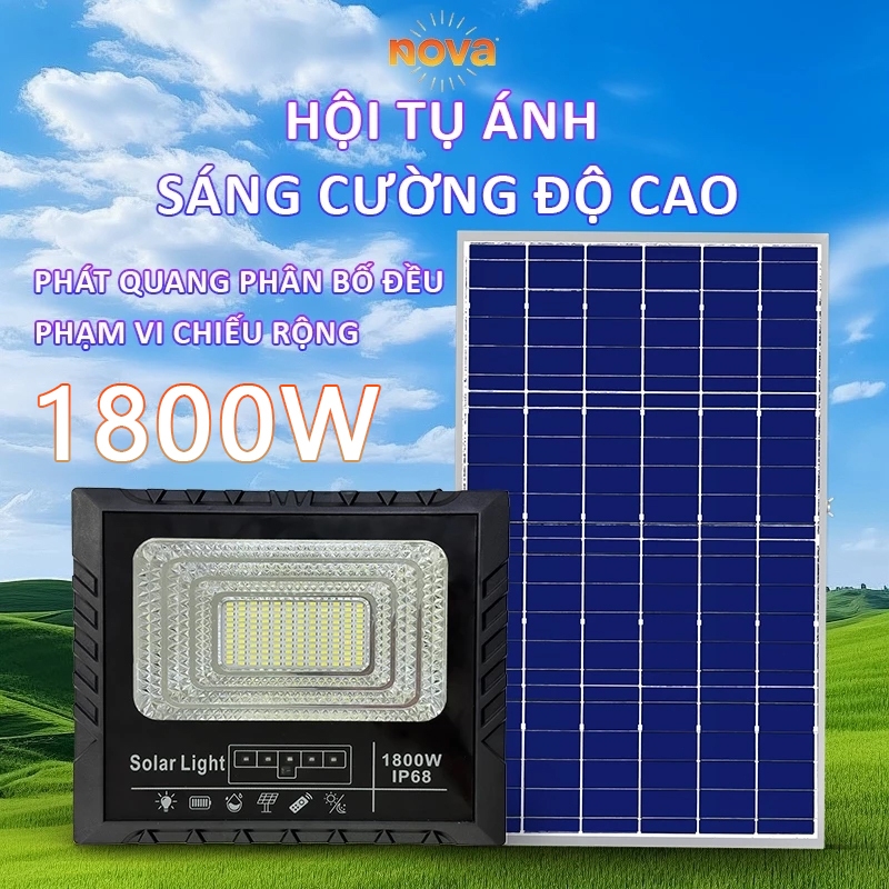 Đèn năng lượng mặt trời Đèn Led Năng Lượng Mặt 5000W Chống Nước Tiết Kiêm Điện ĐÈN Siêu Sáng