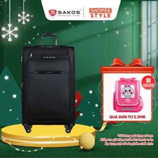  Vali Kéo Vải Du Lịch SAKOS VIVIAN 7 - Size L  28inch   Ký Gửi  Đại  - Khóa TSA - Chống Thấm Trượt Nước 