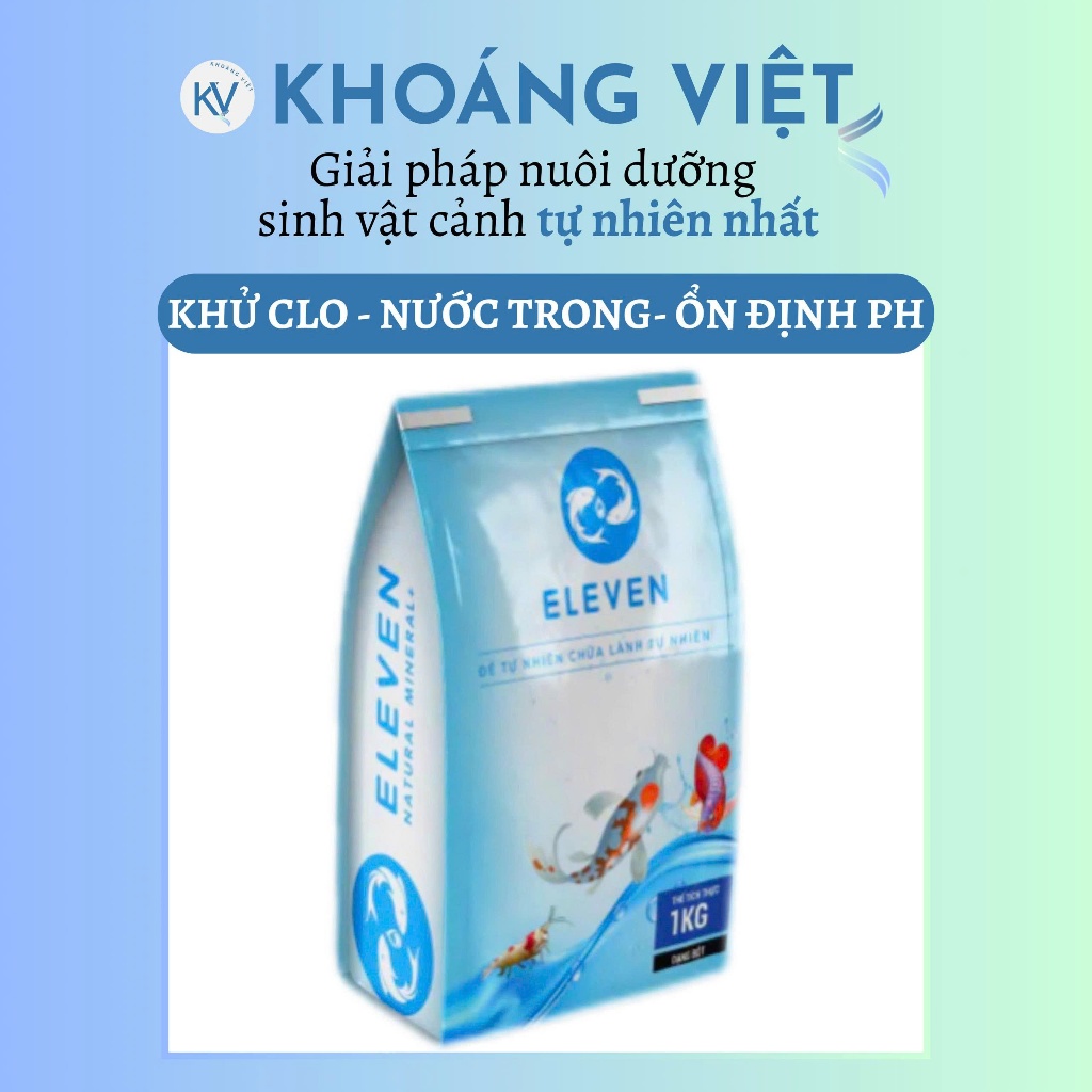 Khoáng cá, khoáng tép, khoáng vi sinh ELEVEN NATURAL MINERAL dạng bột (125gram, 500gram, 1kg)