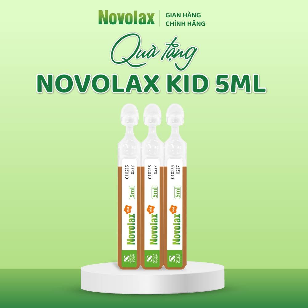 (Quà tặng không bán) 3 tép Novolax Kid 5ml, chất xơ hòa tan cho bé từ 6 tháng