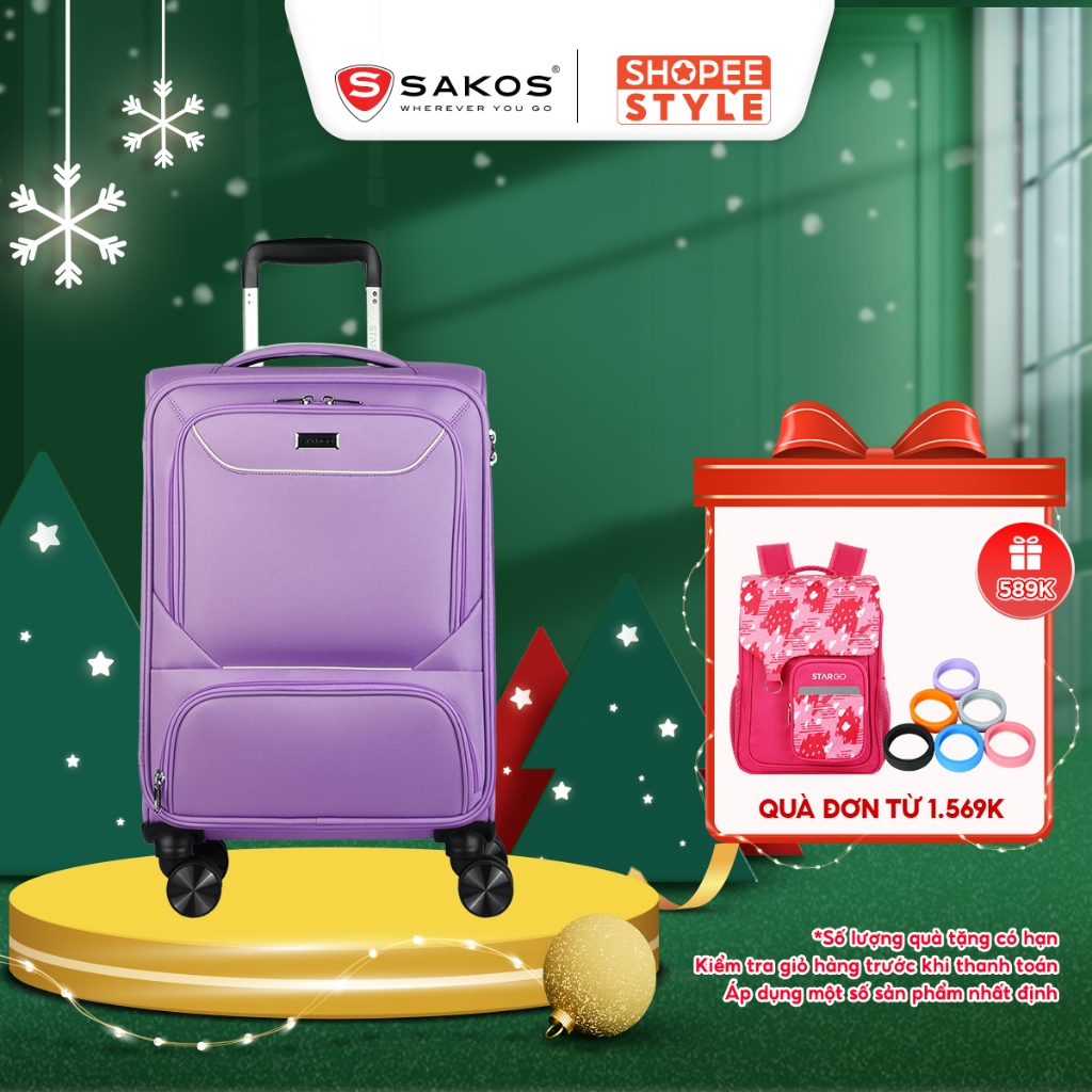  Vali Kéo Vải Du Lịch STARGO SATUS - Size S M  20inch  24inch  - Xách tay  Ký Gửi - Khóa TSA - Dây Kéo Đôi Chống Rạch 