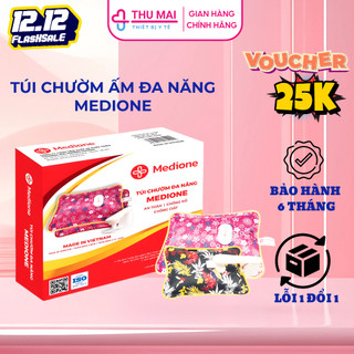  MÃ 25K  Túi chườm nóng lạnh đa năng MEDIONE sưởi ấm chườm lạnh giảm đau cáp sạc tự ngắt an toàn 