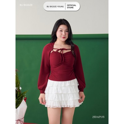 Áo quây mix áo khoác ngoài  BIGSIZE (55kg đến 95kg) – 25DAP135 - [BU Bigsize Young]