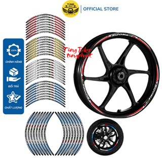  Tem Dán Vành Phản Quang Decal 5 Lớp Dán Full 2 Vành Cho Xe Máy Phản Quang Cực Đẹp 
