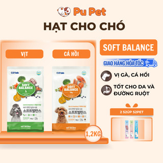 Thức Ăn Hạt Cho Chó Soft Balance Gói 1.2kg Hỗ Trợ Tiêu Hóa Cho Mọi Lứa Tuổi Vị Vịt và Cá Hồi