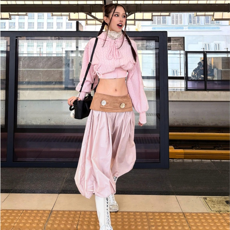 TSUN - Roam Pants Quần Ống Rộng baggy Alibaba Kèm Thắt Lưng Cá Tính | BigBuy360 - bigbuy360.vn
