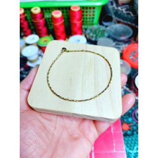 Lắc Chân Chỉ Ngũ Sắc May Mắn Tuyệt Đẹp ( Ghi chú size cổ chân )