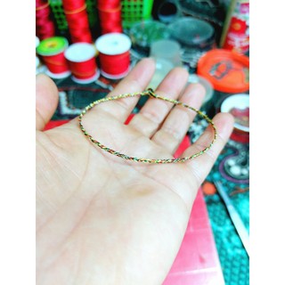 Lắc Chân Chỉ Ngũ Sắc May Mắn Tuyệt Đẹp ( Ghi chú size cổ chân )