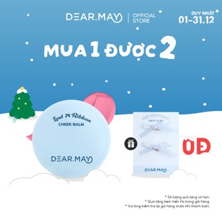   SALE NOEL  Má Hồng Kem Lâu Trôi Thuần Chay Dearmay Lost Ribbon Cheek Balm 4g 
