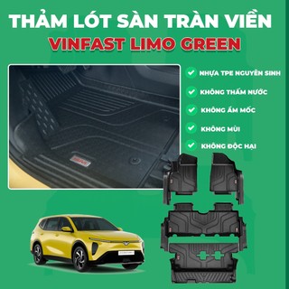  |TẶNG LÓT RỐI| Thảm lót sàn ô tô Limo Green 2025-2026 tràn viền bậc cửa Huvi 