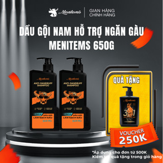  Dầu gội nam ngăn gàu Menitems 400ML giảm ngứa hết nhờn phục hồi tóc hư tổn lưu hương nước hoa nam tính 