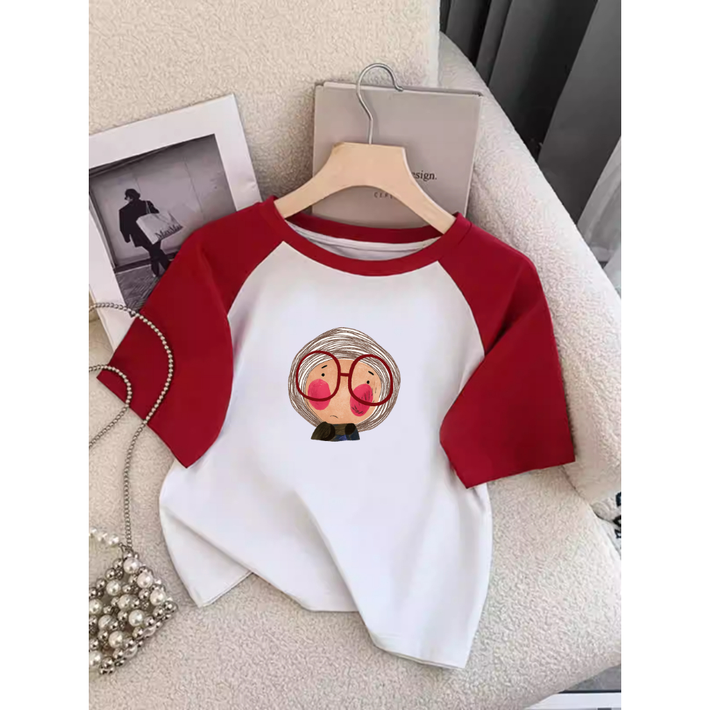 Áo Thun Tay Ngắn Phối Ragan Cotton 2C dày dặn, in hình - NEONVN STUDIO áo thun tay ngắn mùa hè đi ch